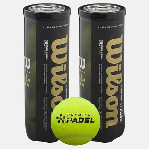 Bi-pack de 6 balles padel Wilson Premier Padel Speed