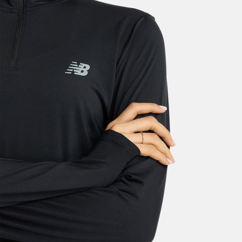 T-shirt manches longues Sport Quarter Zip