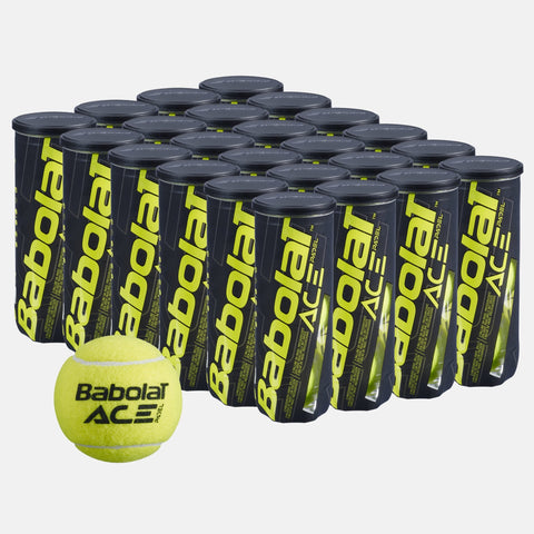 Balles de padel Babolat Carton de 24 tubes de 3 balles padel Babolat Ace