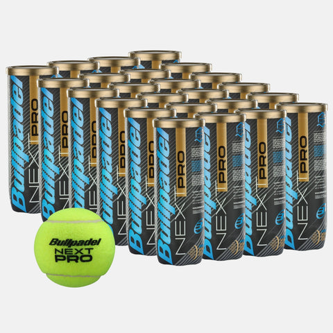 Balles de padel Bullpadel Carton de 24 tubes de 3 balles padel Bullpadel Next Pro