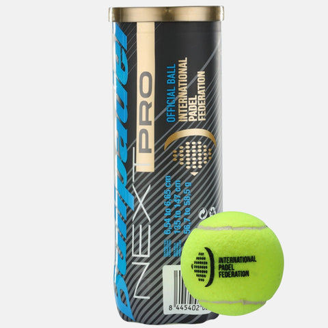 Balles de padel Bullpadel Tube de 3 balles padel Bullpadel Next Pro