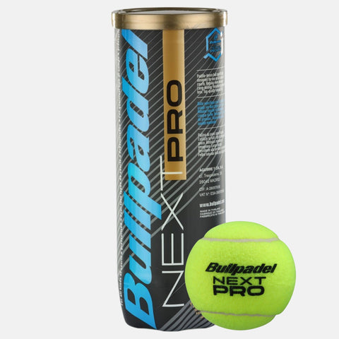 Balles de padel Bullpadel Tube de 3 balles padel Bullpadel Next Pro