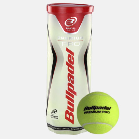 Balles de padel Bullpadel Tube de 3 balles padel Bullpadel Premium Pro