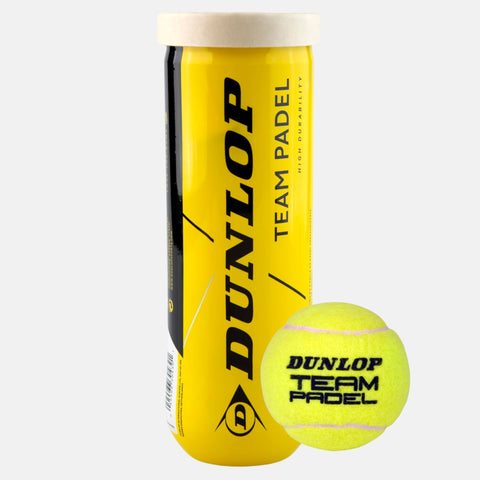 Balles de padel Dunlop Tube de 3 balles padel Dunlop Team