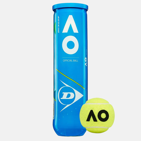 Balles de tennis Dunlop Tube de 4 balles Dunlop Australian Open