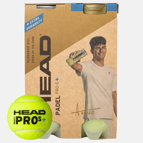 Balles de padel HEAD Bi - pack de 6 balles padel HEAD Pro S+