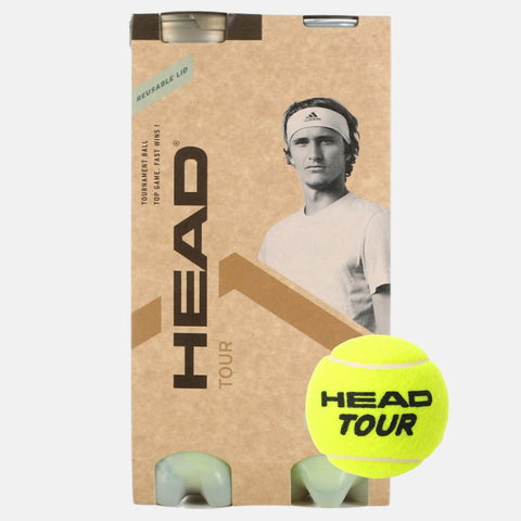 Balles de tennis HEAD Bi - pack de 8 balles HEAD Tour