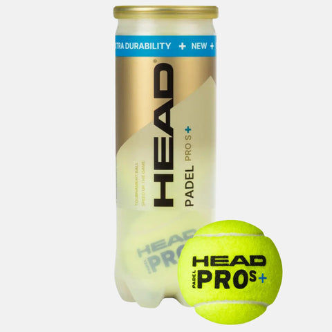 Balles de padel HEAD Tube de 3 balles padel HEAD Pro S+