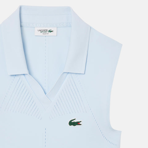 Polo Lacoste Polo Tennis sans manches maille stretch