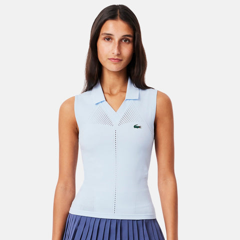 Polo Lacoste Polo Tennis sans manches maille stretch