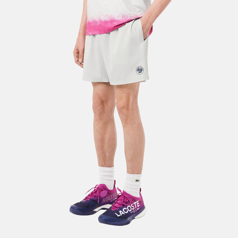 Short Lacoste Short Tennis Roland - Garros en jersey stretch 2 en 1