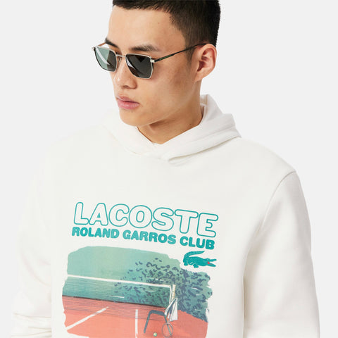 Sweatshirt Lacoste Sweatshirt à capuche Roland - Garros Club