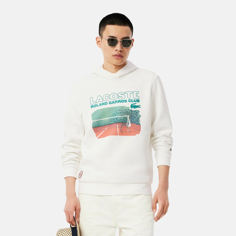 Sweatshirt Lacoste Sweatshirt à capuche Roland - Garros Club
