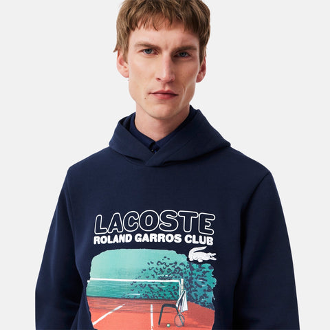 Sweatshirt Lacoste Sweatshirt à capuche Roland - Garros Club
