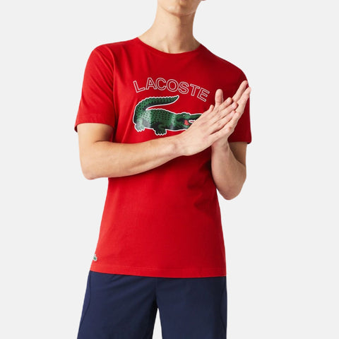 T-shirt Lacoste T-shirt Sport imprimé crocodile en jersey technique