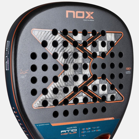 Raquette de padel NOX AT10 Luxury Genius Attack 18K Agustín Tapia