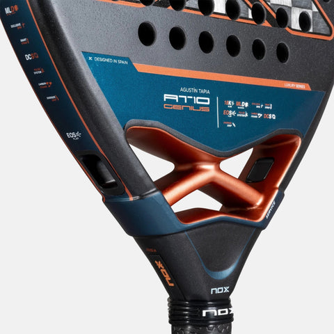 Raquette de padel NOX AT10 Luxury Genius Attack 18K Agustín Tapia