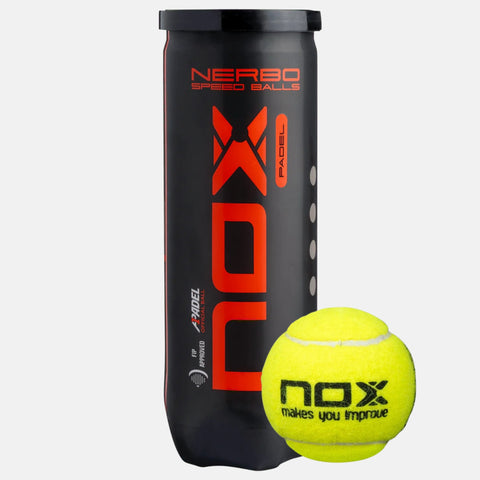 Balles de padel NOX Tube de 3 balles padel NOX Nerbo