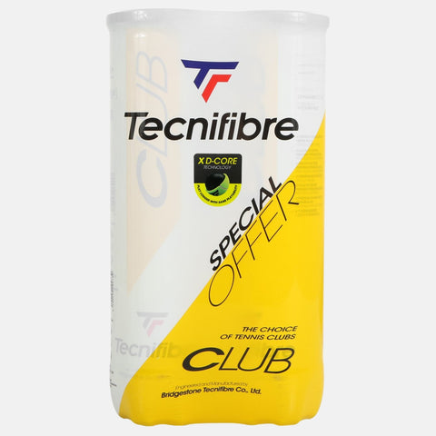Balles de tennis Tecnifibre Bi - pack de 8 balles Tecnifibre Club