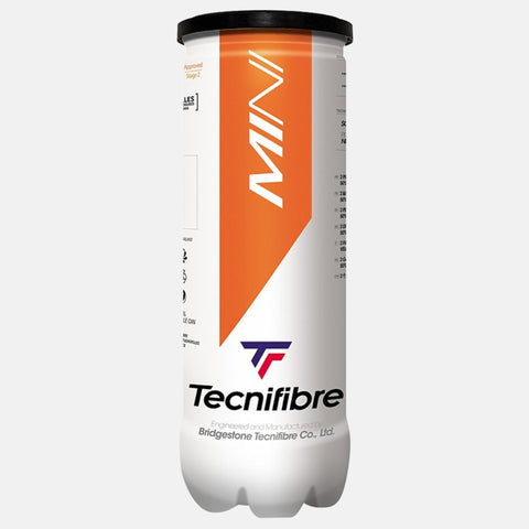 Balles de tennis Tecnifibre Tube de 3 balles Tecnifibre Mini Tennis Orange