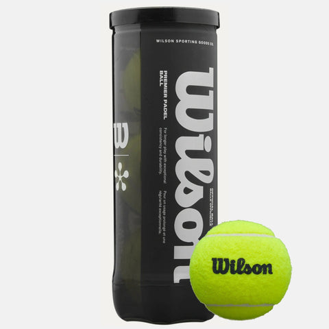 Balles de padel Wilson Tube de 3 balles padel Wilson Premier Padel