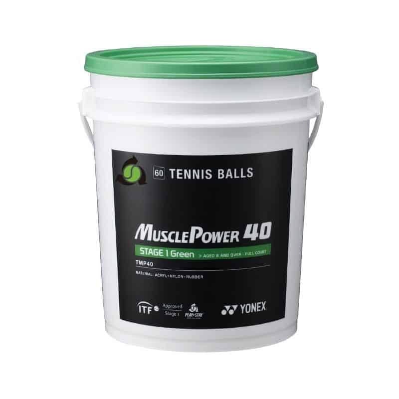 Baril de 60 balles Muscle Power 40 Green