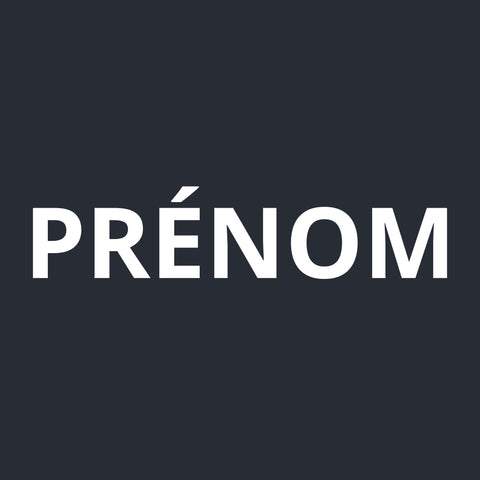 "Prénom"