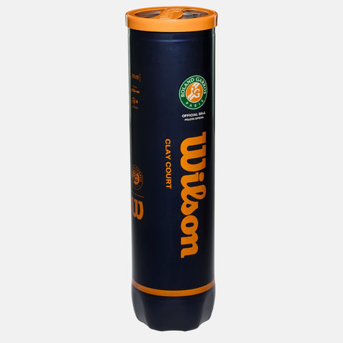 Tube de 4 balles Wilson Roland-Garros Clay