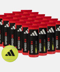 Balles de padel adidas Carton de 24 tubes de 3 balles padel adidas Speed RX