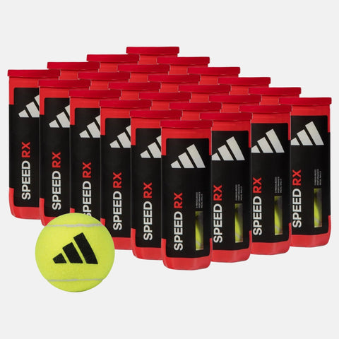 Balles de padel adidas Carton de 24 tubes de 3 balles padel adidas Speed RX
