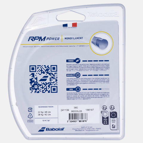 Cordage Babolat Babolat RPM Power (12 m)
