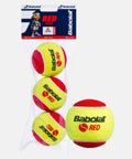 Balles de tennis Babolat Sachet de 3 balles Babolat Red Felt