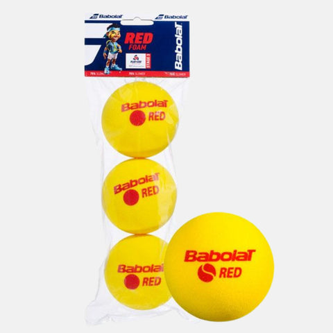 Balles de tennis Babolat Sachet de 3 balles Babolat Red Foam