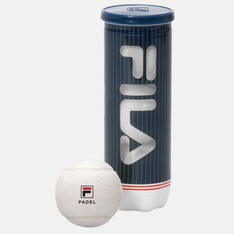 Balles de padel FILA Tube de 3 balles FILA Premium Padel blanches