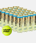 Balles de padel HEAD Carton de 24 tubes de 3 balles padel HEAD Pro S+