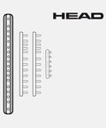 Accessoire de tennis HEAD Joncs Gravity MP / MP L 2023 (TK341 Black)