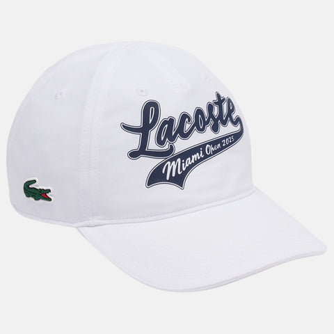 Casquette Lacoste Casquette édition Miami Open en microfibre