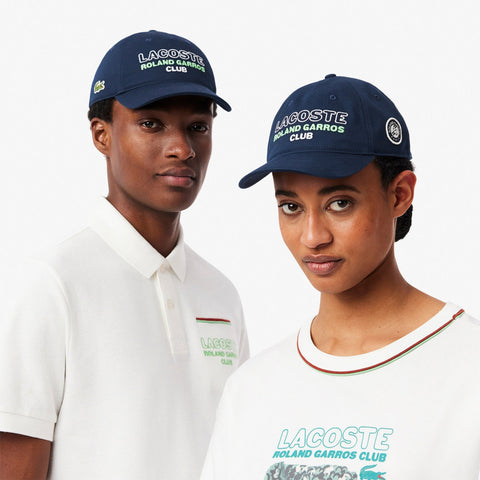 Casquette Lacoste Casquette Sport édition Roland Garros en sergé