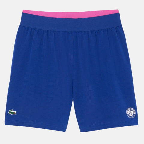 Short Lacoste Short Tennis Roland - Garros en jersey stretch 2 en 1