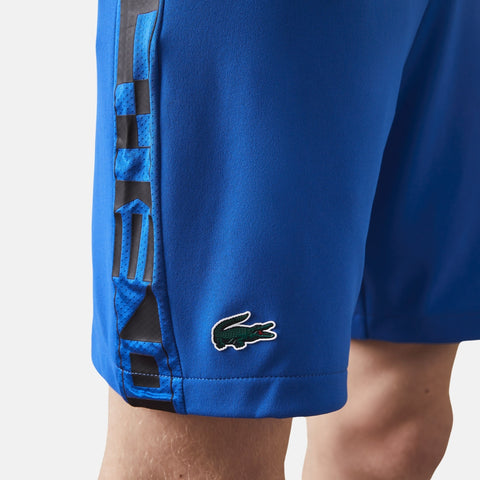Short Lacoste Short Tennis Sport à imprimé contrasté