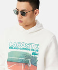 Sweatshirt Lacoste Sweatshirt à capuche Roland - Garros Club