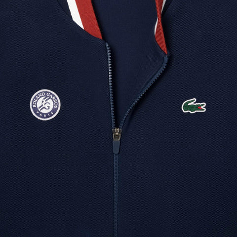 Veste Lacoste Veste de survêtement zippée Roland - Garros en Piqué