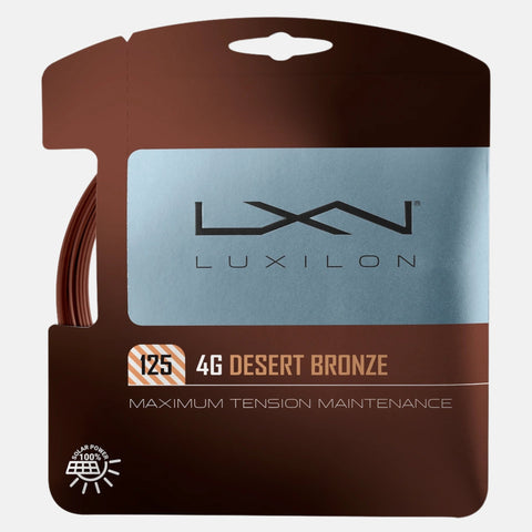 Cordage Luxilon Luxilon 4G Desert Bronze (12 m)