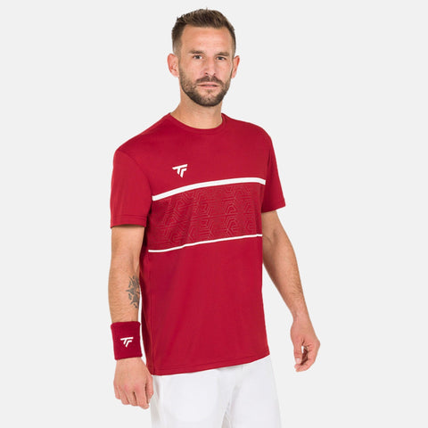T-shirt Tecnifibre T-shirt Team Tech Cardinal