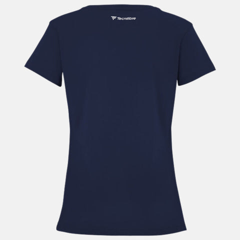 T-shirt Tecnifibre T-shirt W Team Cotton Marine