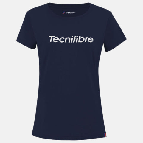 T-shirt Tecnifibre T-shirt W Team Cotton Marine