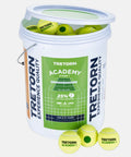 Balles de tennis Tretorn Baril de 72 balles Tretorn Academy Stage 1 Green