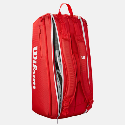 Sac de tennis Wilson Super Tour 9PK Red 2025