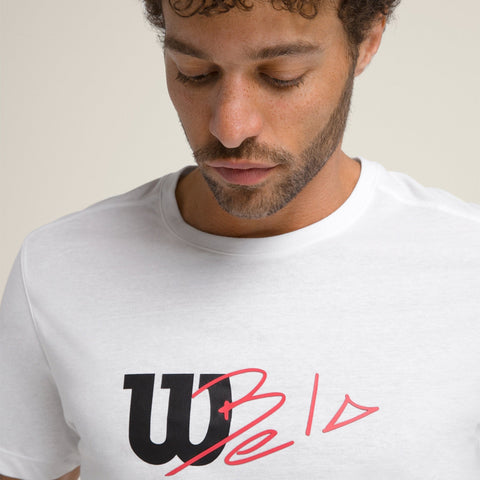 T-shirt Wilson T-shirt Padel Bela